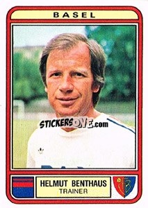 Sticker Helmut Benthaus - Football Switzerland 1979-1980 - Panini
