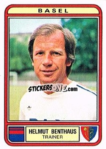 Sticker Helmut Benthaus - Football Switzerland 1979-1980 n. 11 - Panini