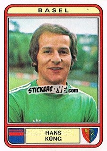 Sticker Hans Kung - Football Switzerland 1979-1980 - Panini