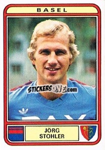 Cromo Jorg Stohler - Football Switzerland 1979-1980 - Panini