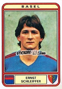 Sticker Ernst Schleiffer - Football Switzerland 1979-1980 n. 16 - Panini