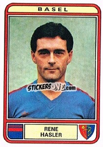 Sticker Rene Hasler - Football Switzerland 1979-1980 - Panini