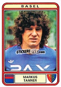 Sticker Markus Tanner - Football Switzerland 1979-1980 - Panini