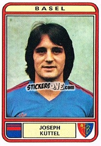 Sticker Joseph Kuttel - Football Switzerland 1979-1980 - Panini