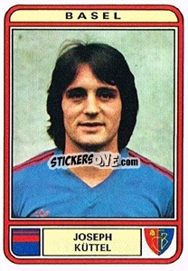 Sticker Joseph Kuttel - Football Switzerland 1979-1980 n. 22 - Panini