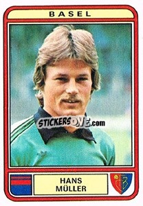 Figurina Hans Muller - Football Switzerland 1979-1980 - Panini
