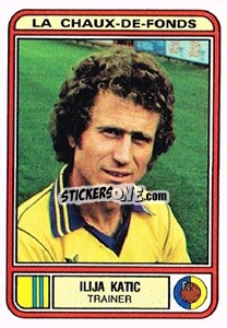 Sticker Ilija Katic - Football Switzerland 1979-1980 - Panini