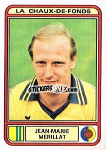 Sticker Jean-Marie Merillat - Football Switzerland 1979-1980 - Panini