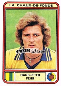 Cromo Hans-Peter Fehr - Football Switzerland 1979-1980 - Panini