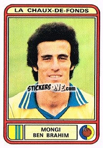 Cromo Mongi Ben Brahim - Football Switzerland 1979-1980 - Panini