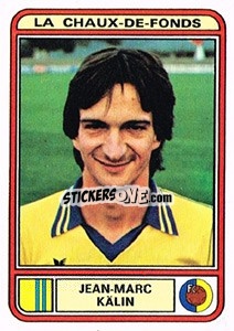 Cromo Jean-Marc Kalin - Football Switzerland 1979-1980 - Panini