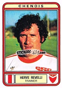 Sticker Herve Revelli - Football Switzerland 1979-1980 - Panini