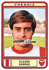 Figurina Claude Barras - Football Switzerland 1979-1980 - Panini