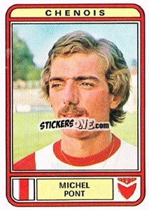 Sticker Michel Pont - Football Switzerland 1979-1980 - Panini