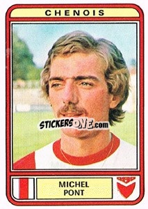 Sticker Michel Pont - Football Switzerland 1979-1980 n. 49 - Panini