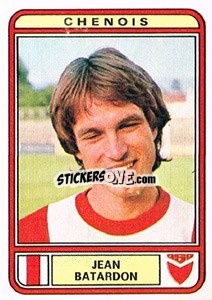 Sticker Jean Batardon - Football Switzerland 1979-1980 - Panini