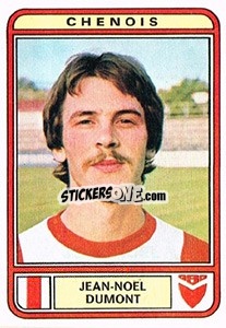 Figurina Jean-Noel Dumont - Football Switzerland 1979-1980 - Panini