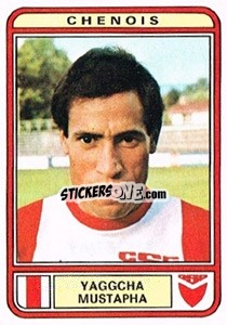 Sticker Yaggcha Mustapha - Football Switzerland 1979-1980 - Panini