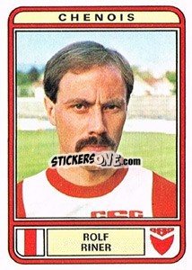 Cromo Rolf Riner - Football Switzerland 1979-1980 - Panini