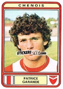 Sticker Patrice Garande - Football Switzerland 1979-1980 - Panini