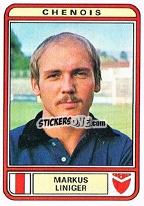 Sticker Markus Liniger - Football Switzerland 1979-1980 n. 59 - Panini
