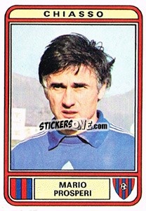 Sticker Mario Prosperi - Football Switzerland 1979-1980 - Panini