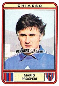 Figurina Mario Prosperi - Football Switzerland 1979-1980 n. 63 - Panini
