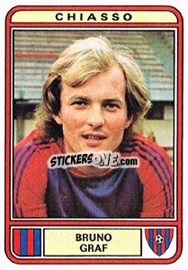 Sticker Bruno Graf - Football Switzerland 1979-1980 - Panini