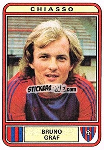 Sticker Bruno Graf - Football Switzerland 1979-1980 n. 65 - Panini