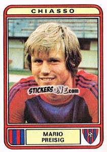 Sticker Mario Preisig - Football Switzerland 1979-1980 - Panini