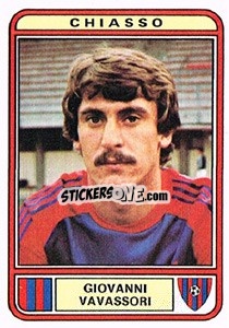 Cromo Giovanni Vavassori - Football Switzerland 1979-1980 - Panini