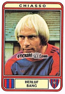 Sticker Herluf Bang - Football Switzerland 1979-1980 - Panini