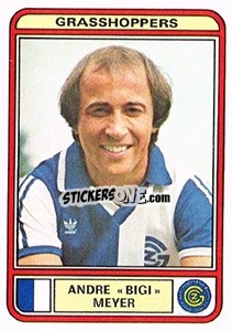 Cromo Andre Meyer - Football Switzerland 1979-1980 - Panini