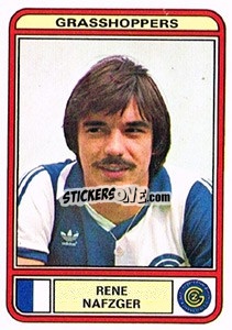 Figurina Rene Nafzger - Football Switzerland 1979-1980 n. 82 - Panini