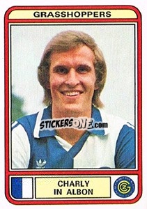 Sticker Charly in Albon - Football Switzerland 1979-1980 - Panini