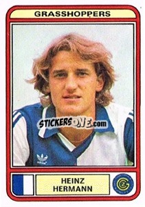 Cromo Heinz Hermann - Football Switzerland 1979-1980 - Panini