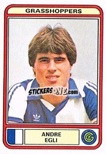 Cromo Andre Egli - Football Switzerland 1979-1980 n. 88 - Panini