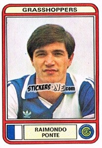 Sticker Raimondo Ponte - Football Switzerland 1979-1980 n. 89 - Panini