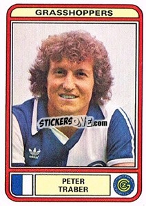 Sticker Peter Traber - Football Switzerland 1979-1980 - Panini