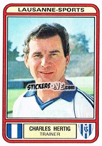 Sticker Charles Hertig - Football Switzerland 1979-1980 n. 96 - Panini