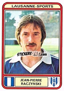 Figurina Jean-Pierre Raczynski - Football Switzerland 1979-1980 - Panini