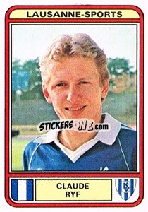 Sticker Claude Ryf - Football Switzerland 1979-1980 n. 100 - Panini