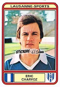 Sticker Eric Charvoz - Football Switzerland 1979-1980 n. 101 - Panini