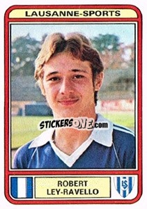 Sticker Robert Ley-Ravello - Football Switzerland 1979-1980 - Panini