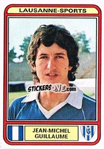 Sticker Jean-Michel Guillaume - Football Switzerland 1979-1980 n. 103 - Panini