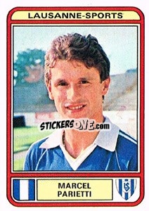 Sticker Marcel Parietti - Football Switzerland 1979-1980 - Panini