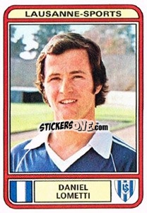 Sticker Daniel Lometti - Football Switzerland 1979-1980 - Panini