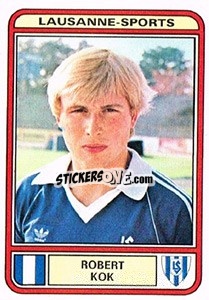 Cromo Robert Kok - Football Switzerland 1979-1980 - Panini