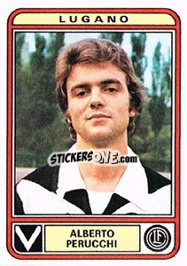 Cromo Alberto Perucchi - Football Switzerland 1979-1980 - Panini