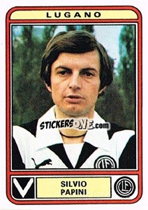 Sticker Silvio Papini - Football Switzerland 1979-1980 - Panini